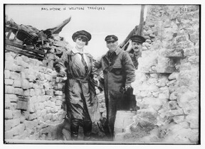 Mrs. Wynne in Western Trenches  (LOC)