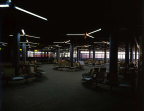 An Interior View of YeÅŸilkÃ¶y Airport / Ä°stanbul AtatÃ¼rk Aiport