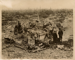 Somme, showing field kitchen
