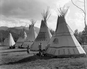 Assiniboine camp