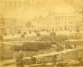 33rd Hurons on Parade, June 1866