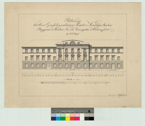 Kiseleffin talo, mittauspiirustus, 1910