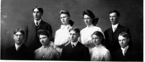College Corner High School senior class 1905