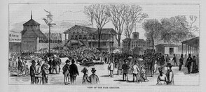 Virginia State Agricultural Fair at Richmond -- Visit of President Hayes -- View of the Fair Grounds
