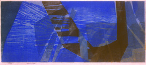 Gravura 5523    Autor: Fayga Ostrower Ano: 1971 TÃ©cnica: Xilogravura (14/30) DimensÃ£o: 30cm x 60cm