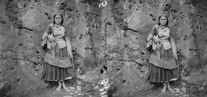 Full-length portrait taken at the Gap of Dunloe, Killarney, Co. Kerry
