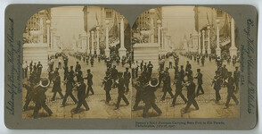 Boston's Staid Puritans Carrying Bean Pots in Elk Parade