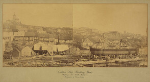 Cuthbert's Ship Building Yard : Sydney, New South Wales : photographed by Freeman Brothers.