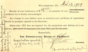 Pennsylvania board of pharmacy