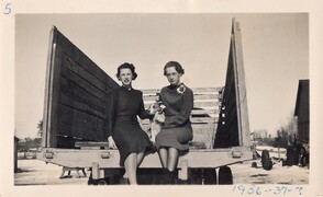 Mary G. Lloyd & Ruth Sedore at Sedore Farm