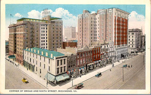 Corner of Broad and Ninth Street, Richmond, Va.