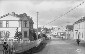 Street in Sunne, VÃ¤rmland, Sweden