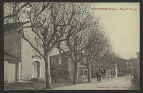 Montvendre (DrÃ´me) - Place du Temple