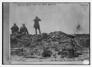 British watch shelling near Wancourt (LOC)