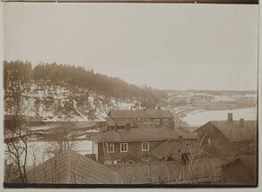 View over the Old Wooden Town of Porvoo, Finland and the Porvoonjoki river