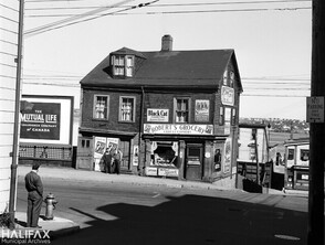 Roberts Grocery Store, 695-697 Barrington St., corner of Hurd St.