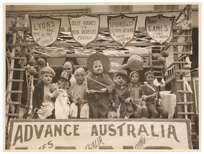 Advance Australia float, n.d., by Sam Hood