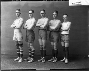 Miami University Beta Theta Pi chapter basketball team 1917
