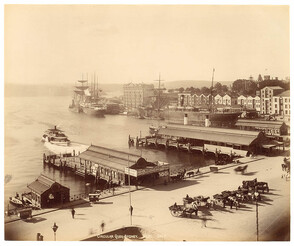 Circular Quay, Sydney from Fred Hardie - Photographs of Sydney, Newcastle, New South Wales and Aboriginals for George Washington Wilson & Co., 1892-1893