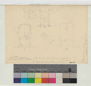 Turun tuomiokirkko, mittauspiirustus, luonnos