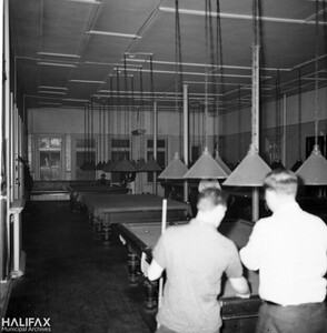 Unidentified pool hall, demolished to make way for Scotia Square