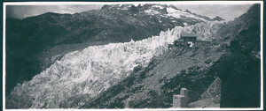 The Rhone glacier in Wallis canton, Switzerland 1933