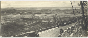 Mt Wellington view of Hobart from scenic lookout - c1930s
