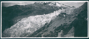 The Rhone glacier in Wallis canton, Switzerland 1933