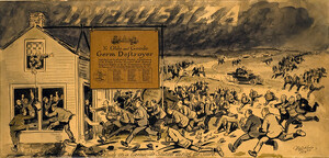 Influenza: rush on a germicide station during the scare