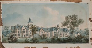 Sheppard Asylum, front elevation