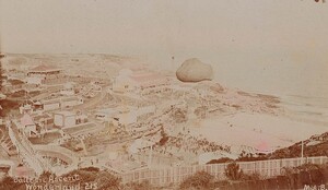 Balloon Ascent, Wonderland theme park, Tamarama Beach, Sydney, c. 1908