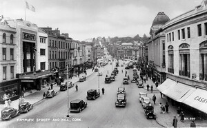 Tramless Patrick Street in Cork