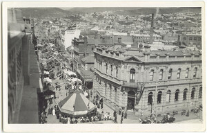 Hobart - Collins Street - between Murray Street and Elizabeth Street - Carnival in the street - (c1915)