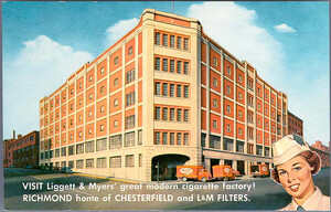 Liggett & Myers' Cigarette Factory
