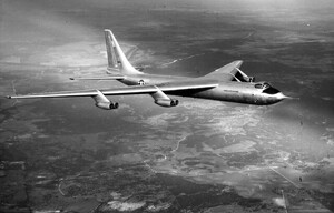 YB-60 In Flight