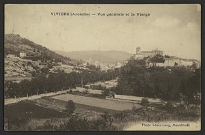 Viviers (ArdÃ¨che) - Vue gÃ©nÃ©rale et la Vierge