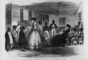 Misses Cooke's school room, Freedman's Bureau. Richmond, Va.