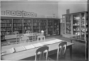 Library reading room