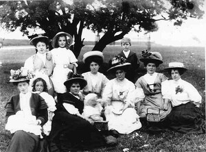 Group of ladies circa 1900 (archive ref DDX1319-1-10)