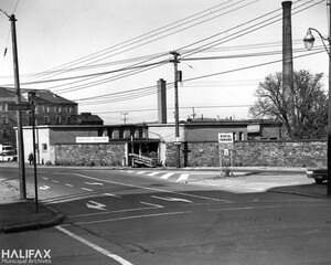 The Maritime Museum of Canada, also the R.C.N. victualation [sic] depot, foot of Buckingham St. and Water St., showing the west wall.