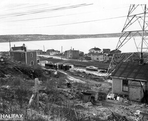 A view of Africville from the [the upper railway line]