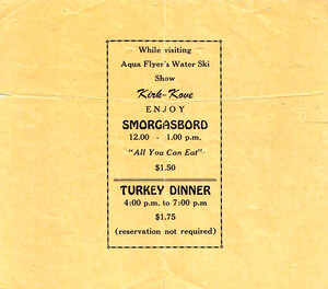 Smorgasbord Notice - Kirk Kove