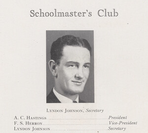 1930 Pedagog_LBJ p183 Schoolmasters