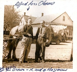 Alfred Ross Oborne and Bryce Brown, Mazinaw Lake