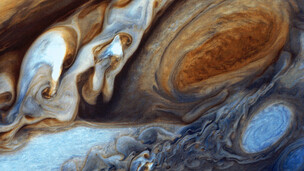 Jupiter's Great Red Spot as Viewed by Voyager 1