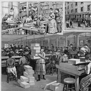 Richmond -- A cigarette factory