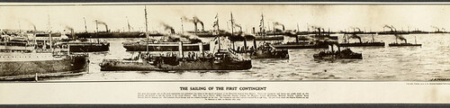 "Sailing of the First Contingent", Montreal Daily Star, p. 8-9, 17 October 1914
