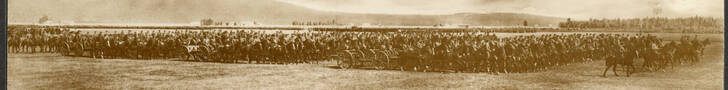 March past by artillery, Valcartier